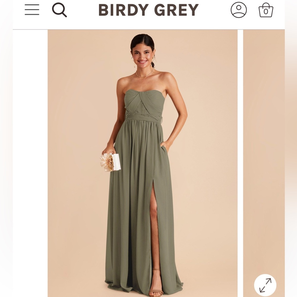 Green Birdy Grey dress